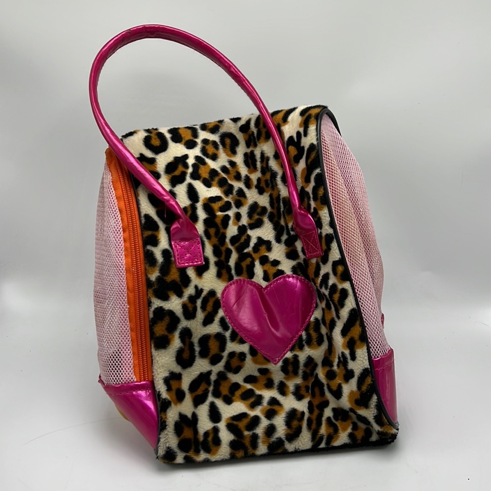 #B0021 kids pucci pups Leopard print plush bag